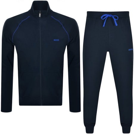 BOSS Hooded Tracksuit Navy Mainline Menswear